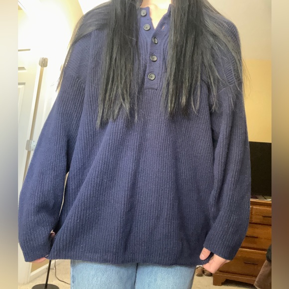 Navy blue Aerie sweater - Picture 5 of 5